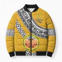 Personalised Anastasis College Bomber Puffer Jacket Tonga Unique Style - Polynesian Pride