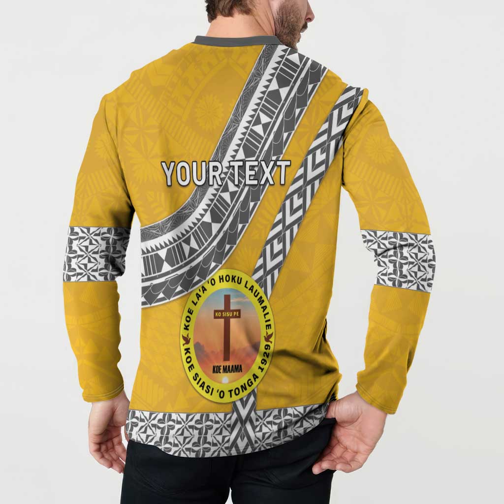 Personalised Anastasis College Button Sweatshirt Tonga Unique Style - Polynesian Pride