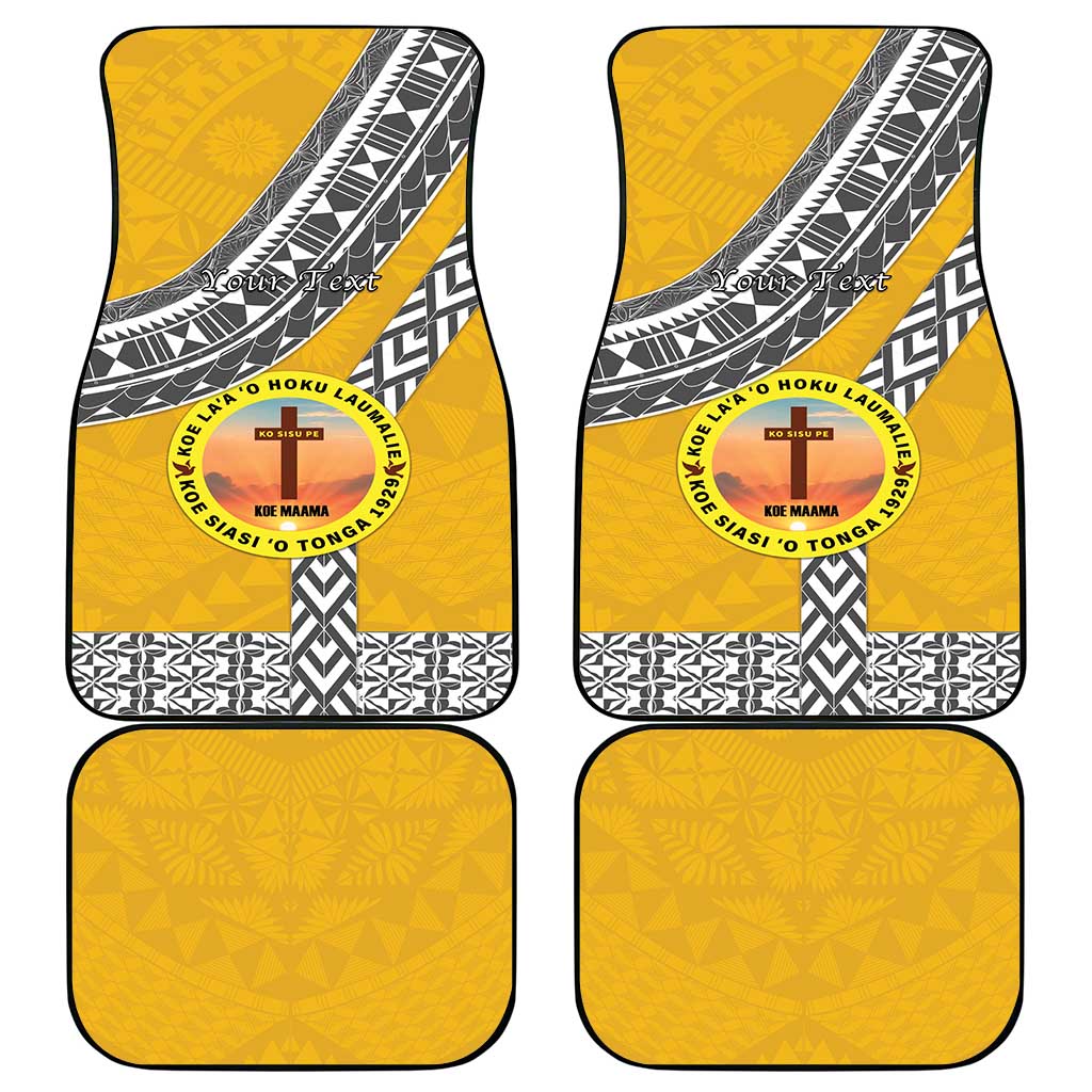 Personalised Anastasis College Car Mats Tonga Unique Style - Polynesian Pride