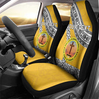 Personalised Anastasis College Car Seat Cover Tonga Unique Style - Polynesian Pride