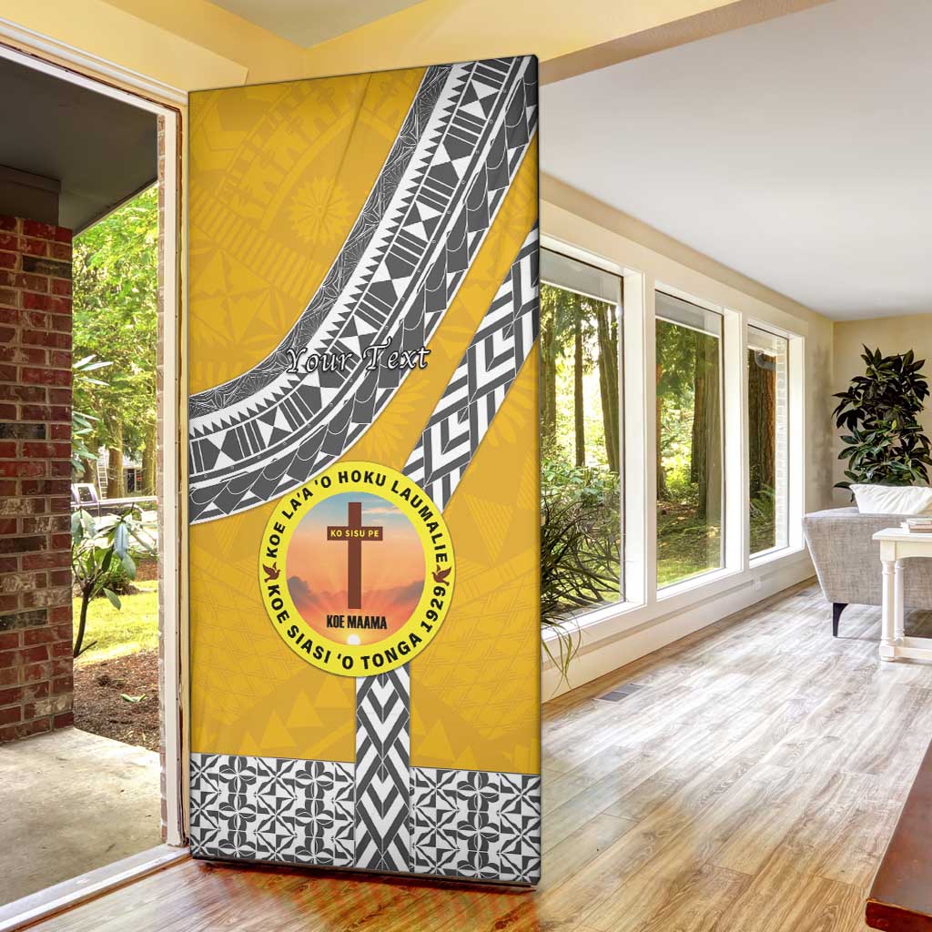 Personalised Anastasis College Door Cover Tonga Unique Style - Polynesian Pride