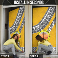 Personalised Anastasis College Door Cover Tonga Unique Style - Polynesian Pride