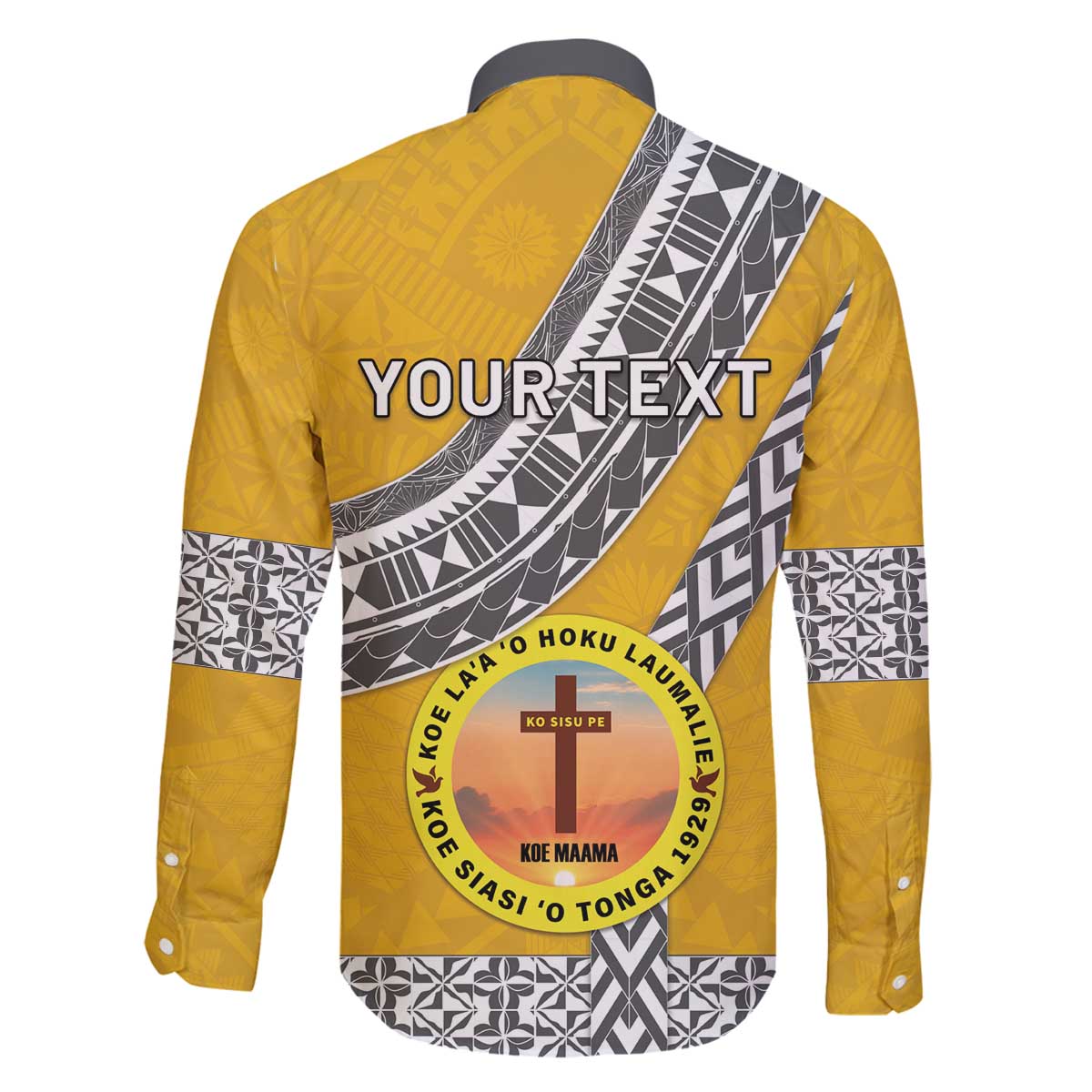 Personalised Anastasis College Family Matching Off The Shoulder Long Sleeve Dress and Hawaiian Shirt Tonga Unique Style - Polynesian Pride