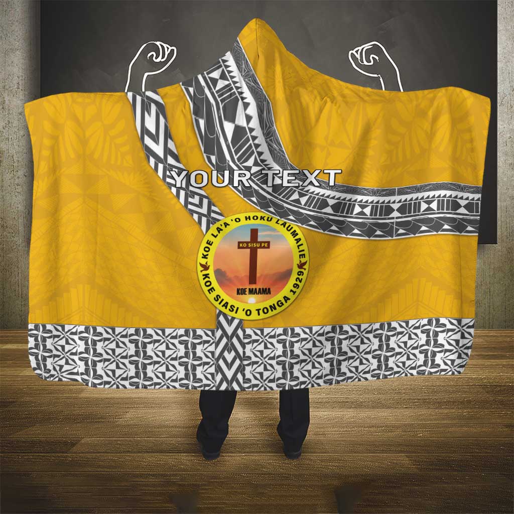 Personalised Anastasis College Hooded Blanket Tonga Unique Style - Polynesian Pride