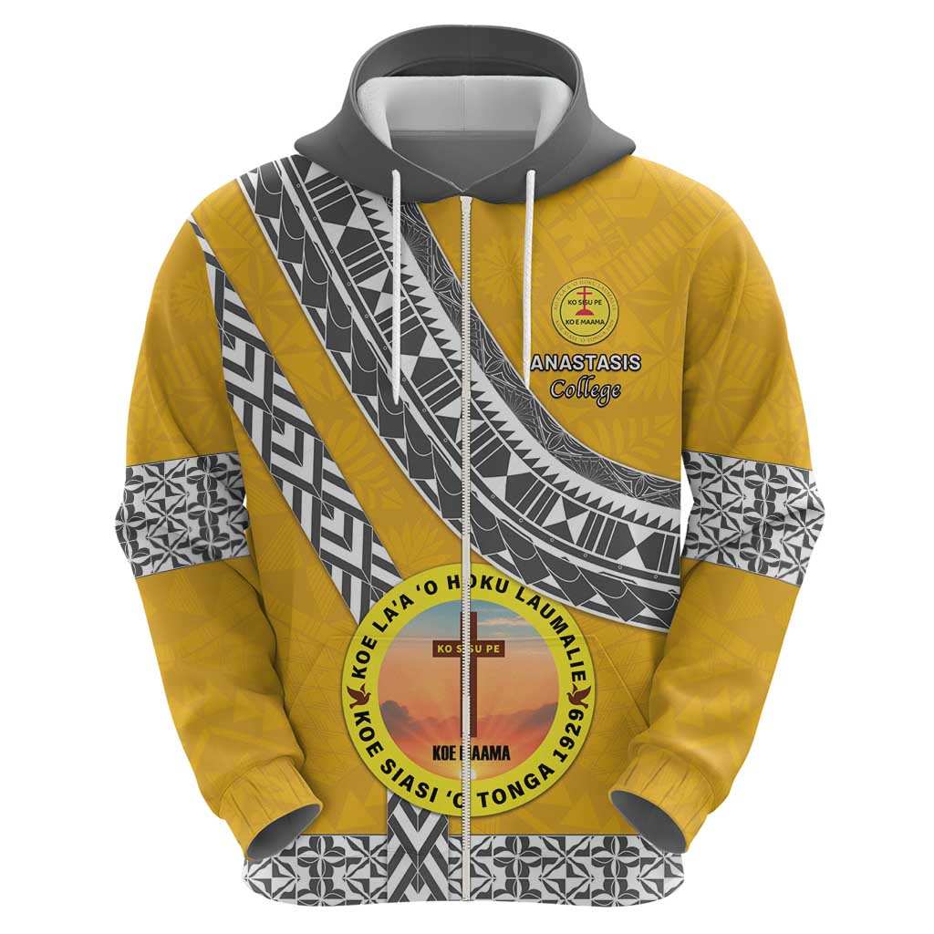 Personalised Anastasis College Hoodie Tonga Unique Style - Polynesian Pride