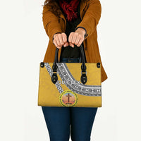 Personalised Anastasis College Leather Bag Tonga Unique Style - Polynesian Pride