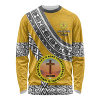 Personalised Anastasis College Long Sleeve Shirt Tonga Unique Style - Polynesian Pride