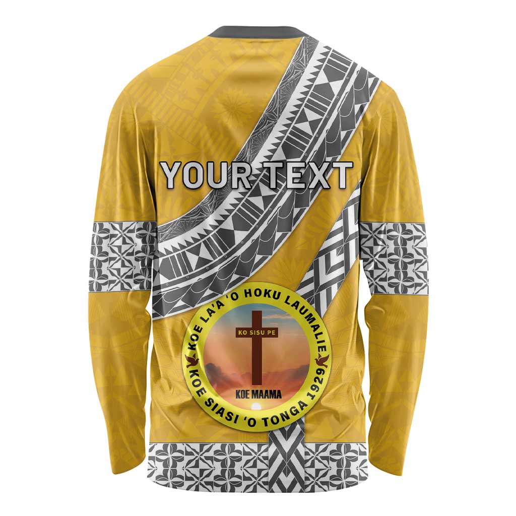 Personalised Anastasis College Long Sleeve Shirt Tonga Unique Style - Polynesian Pride