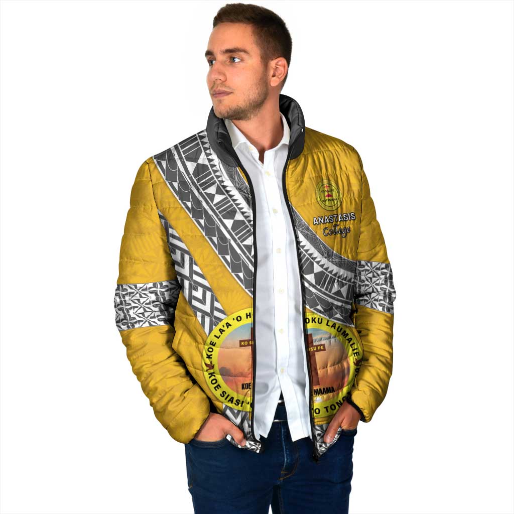 Personalised Anastasis College Padded Jacket Tonga Unique Style - Polynesian Pride