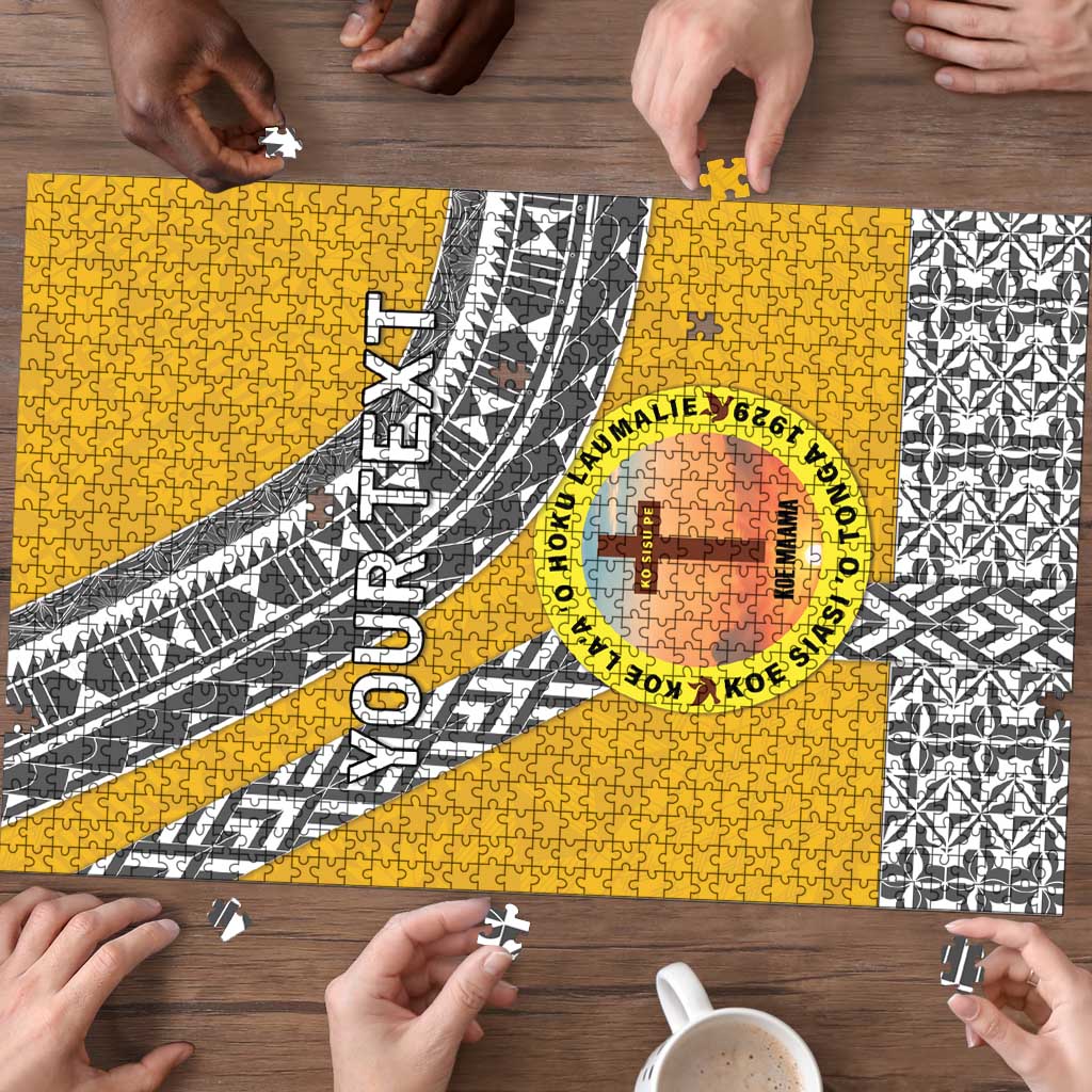 Personalised Anastasis College Puzzle Tonga Unique Style - Polynesian Pride