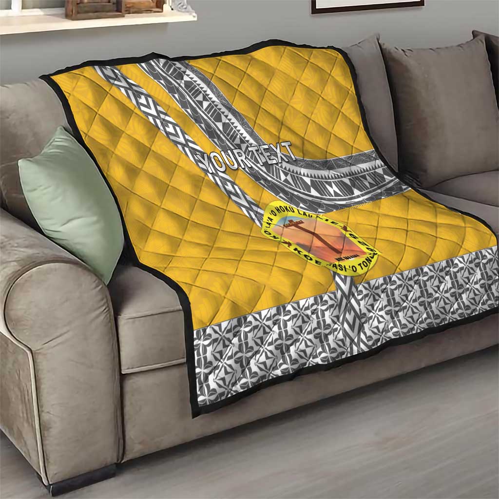 Personalised Anastasis College Quilt Tonga Unique Style - Polynesian Pride
