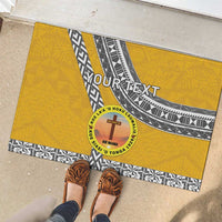 Personalised Anastasis College Rubber Doormat Tonga Unique Style - Polynesian Pride