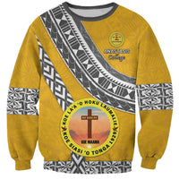 Personalised Anastasis College Sweatshirt Tonga Unique Style - Polynesian Pride