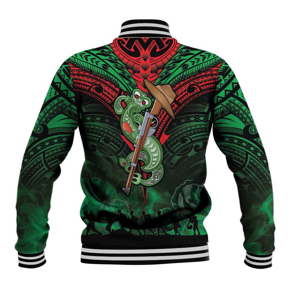New Zealand ANZAC Day Baseball Jacket Aotearoa Hei Tiki