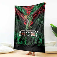 New Zealand ANZAC Day Blanket Aotearoa Hei Tiki