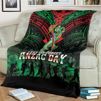 New Zealand ANZAC Day Blanket Aotearoa Hei Tiki