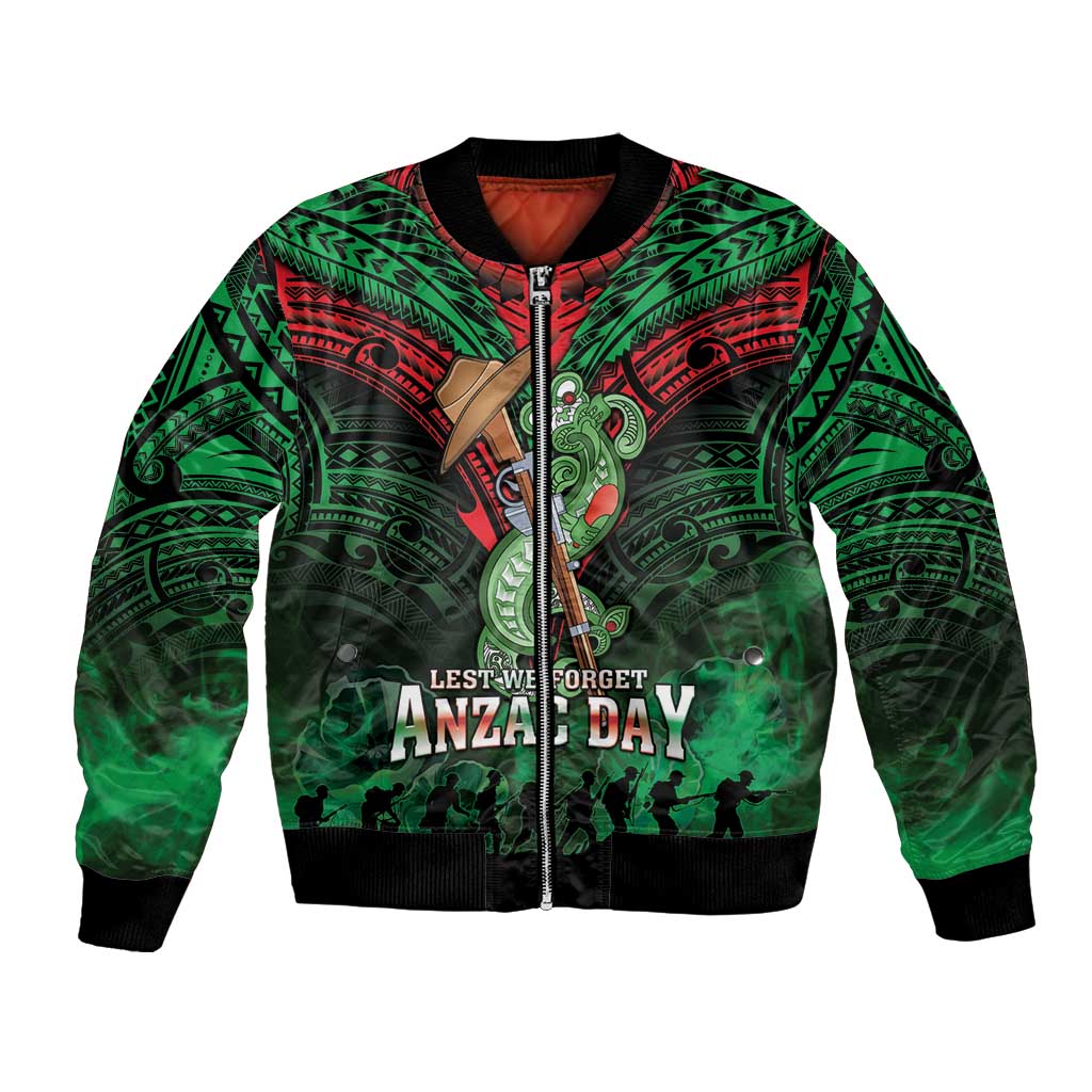 New Zealand ANZAC Day Bomber Jacket Aotearoa Hei Tiki