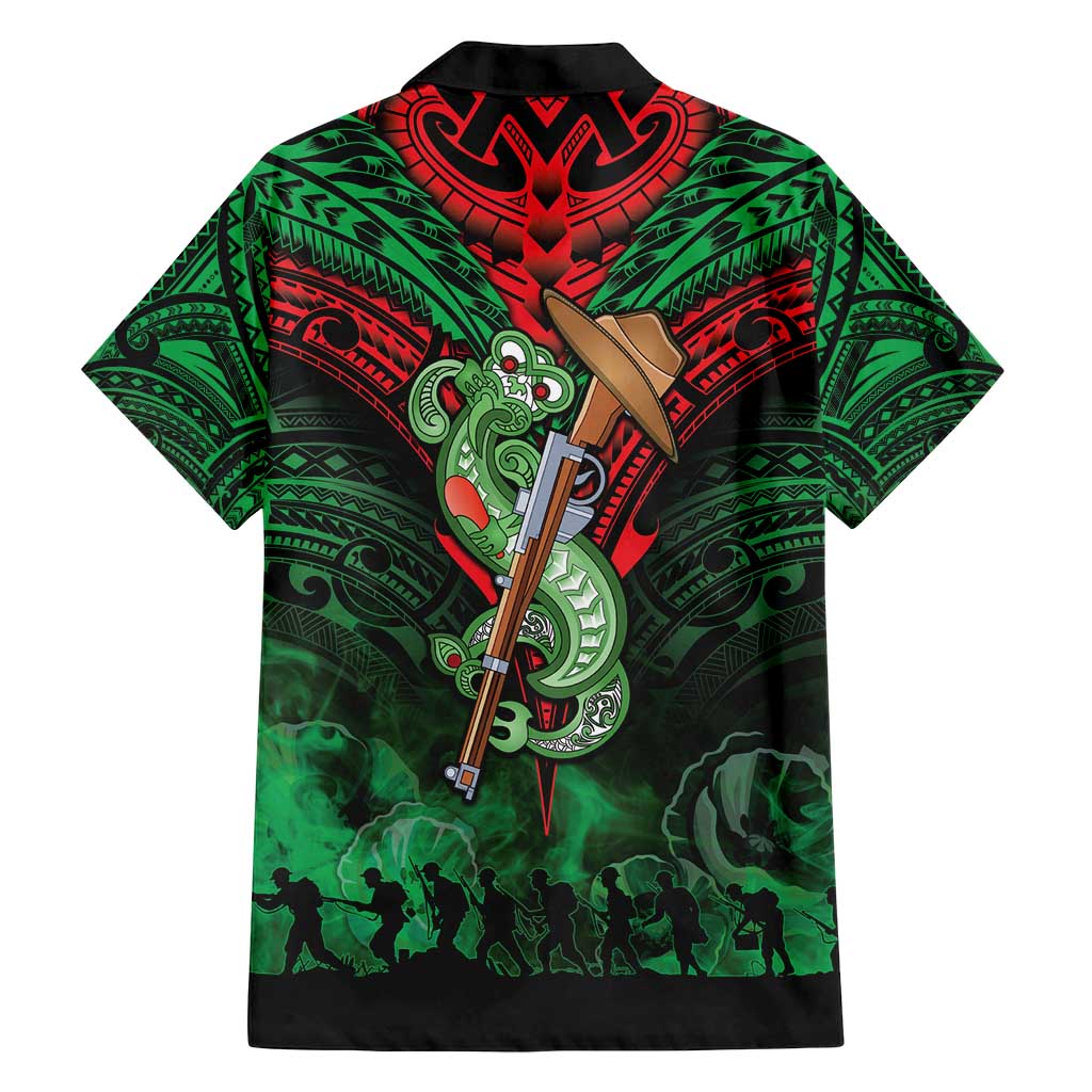 New Zealand ANZAC Day Family Matching Long Sleeve Bodycon Dress and Hawaiian Shirt Aotearoa Hei Tiki