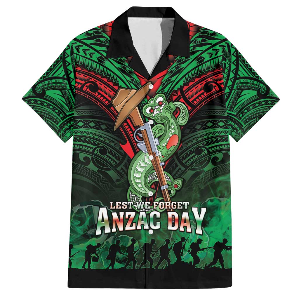 New Zealand ANZAC Day Family Matching Off Shoulder Maxi Dress and Hawaiian Shirt Aotearoa Hei Tiki