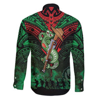 New Zealand ANZAC Day Family Matching Puletasi and Hawaiian Shirt Aotearoa Hei Tiki