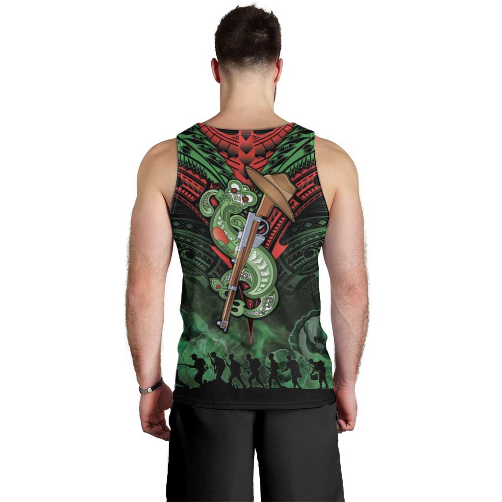 New Zealand ANZAC Day Men Tank Top Aotearoa Hei Tiki