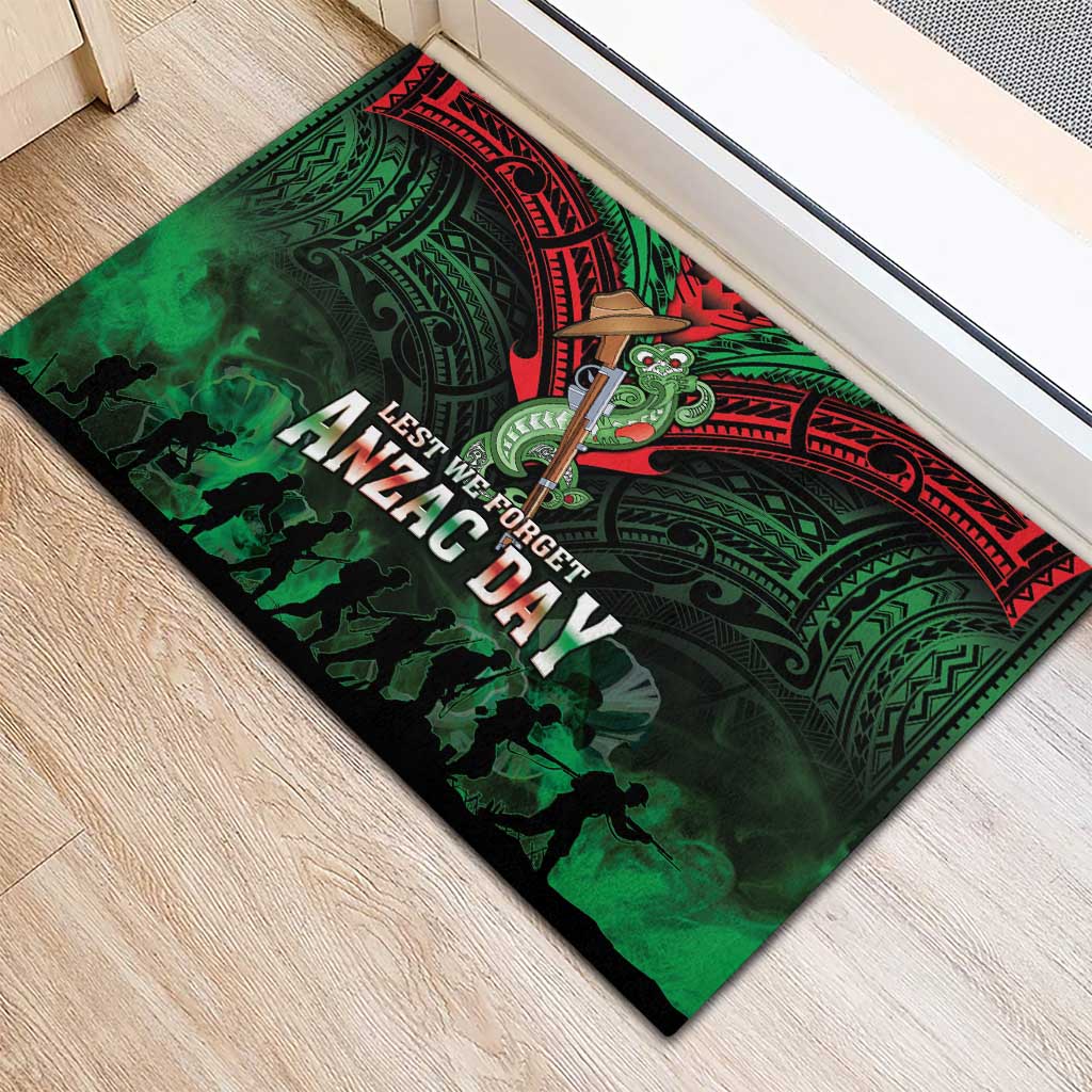 New Zealand ANZAC Day Rubber Doormat Aotearoa Hei Tiki