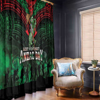 New Zealand ANZAC Day Window Curtain Aotearoa Hei Tiki