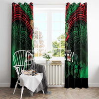 New Zealand ANZAC Day Window Curtain Aotearoa Hei Tiki
