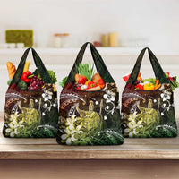 Hawaii King Kamehameha Day Grocery Bag Polynesian Pattern Mix Hibiscus Reggae LT05 3-pack One Size Reggae - Polynesian Pride