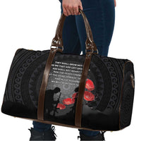 Cook Islands ANZAC Day Travel Bag Soldier Silhouette Remembrance LT05 - Polynesian Pride