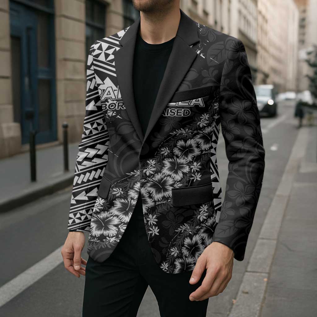 Hawaii Papakolea Born And Raised Blazer Hawaiian Tribal Pattern