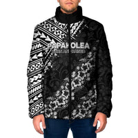 Hawaii Papakolea Born And Raised Padded Jacket Hawaiian Tribal Pattern