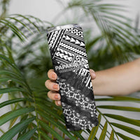 Hawaii Papakolea Born And Raised Skinny Tumbler Hawaiian Tribal Pattern LT05 - Polynesian Pride