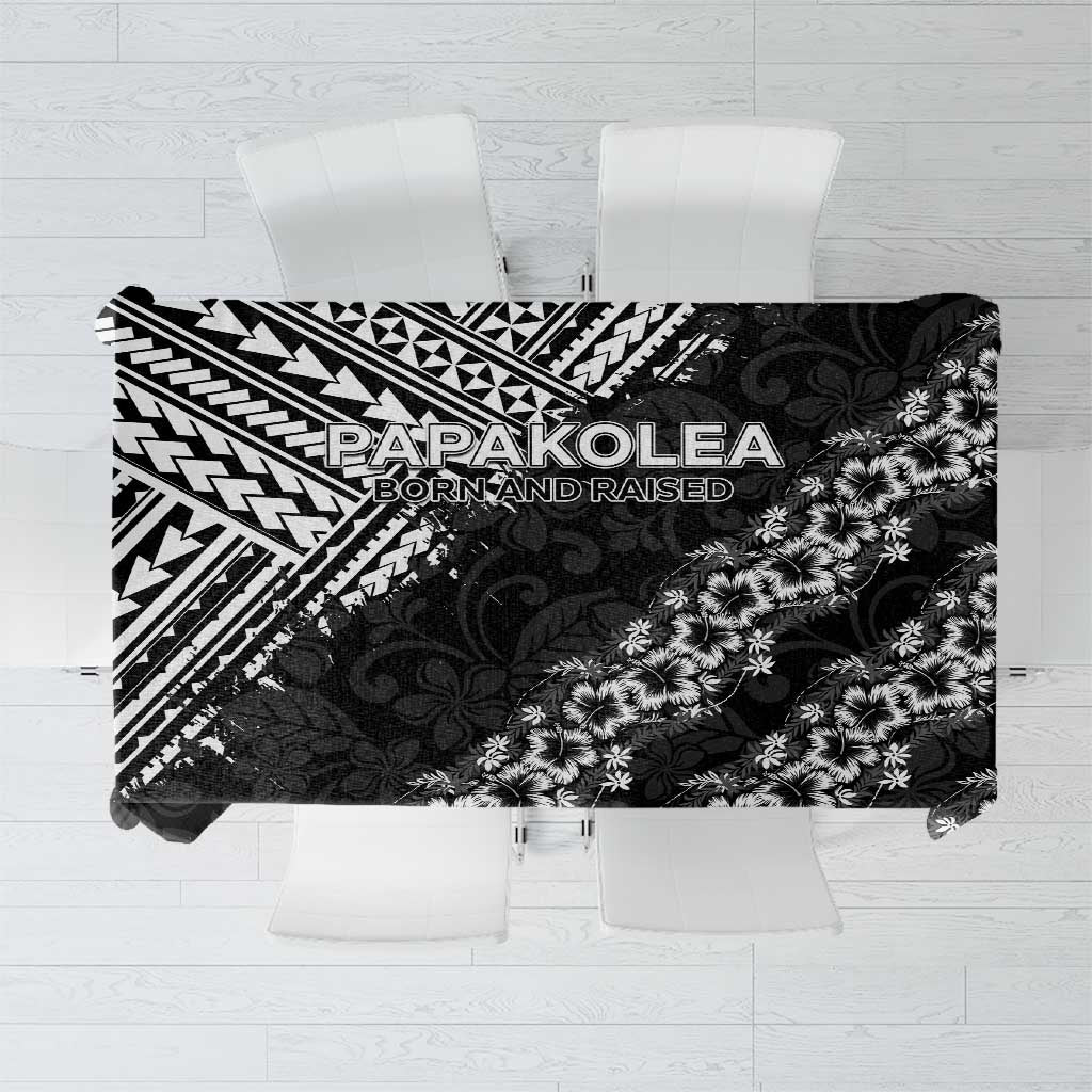 Hawaii Papakolea Born And Raised Tablecloth Hawaiian Tribal Pattern
