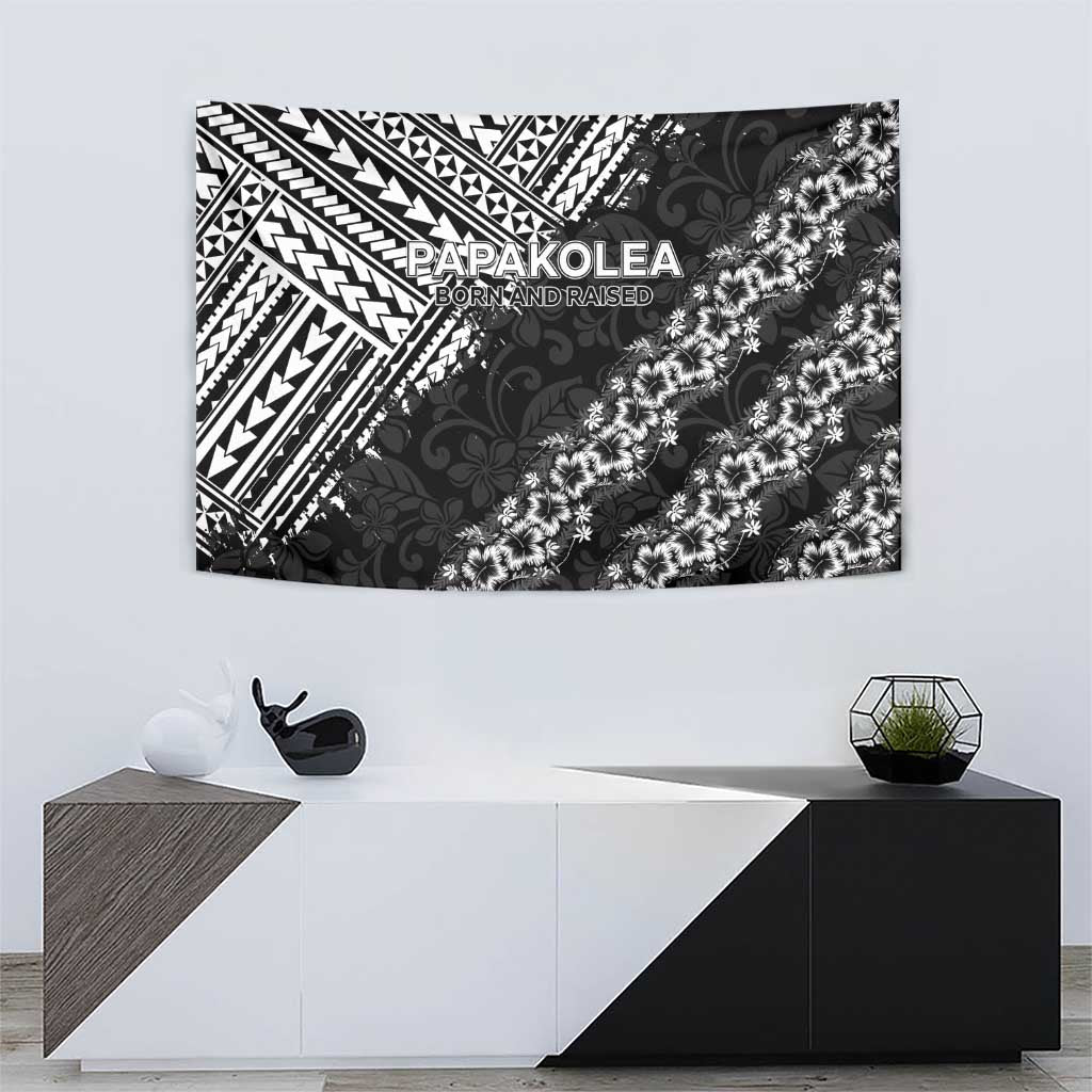 Hawaii Papakolea Born And Raised Tapestry Hawaiian Tribal Pattern
