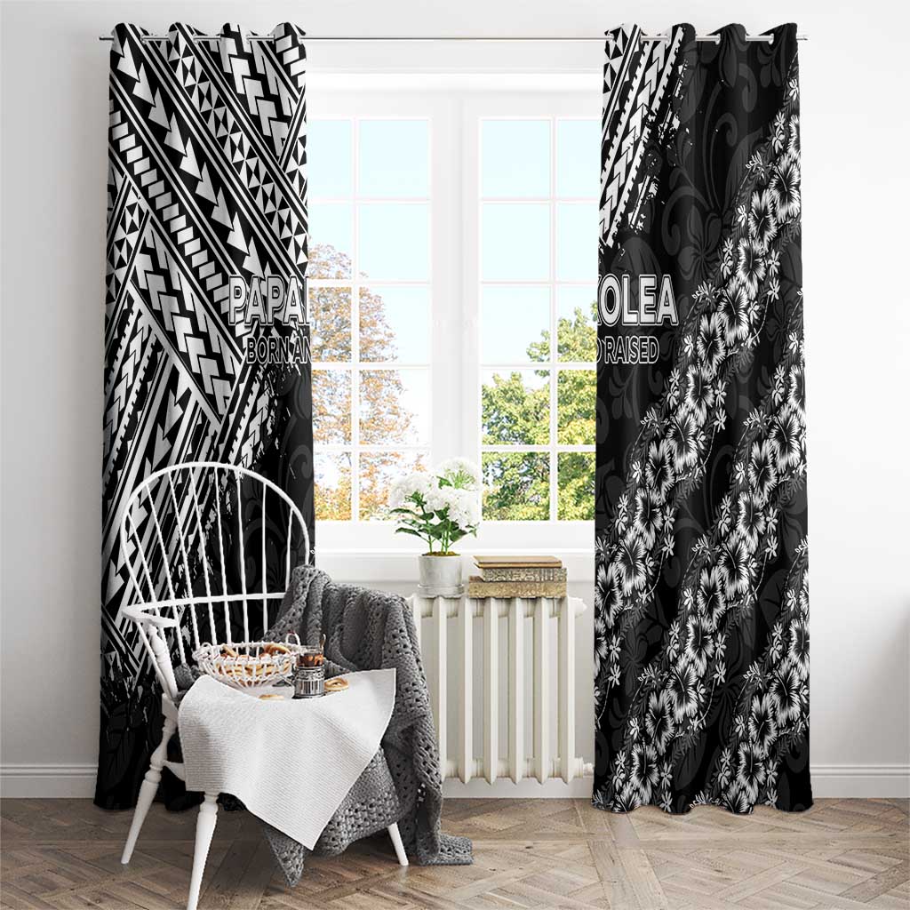 Hawaii Papakolea Born And Raised Window Curtain Hawaiian Tribal Pattern LT05 - Polynesian Pride