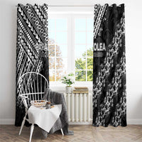 Hawaii Papakolea Born And Raised Window Curtain Hawaiian Tribal Pattern LT05 - Polynesian Pride