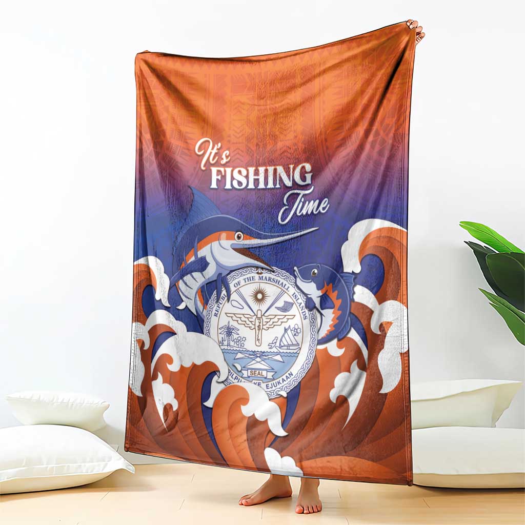 Marshall Islands Fishermen's Day Blanket It's Fishing Time LT05 - Polynesian Pride