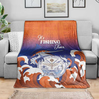 Marshall Islands Fishermen's Day Blanket It's Fishing Time LT05 - Polynesian Pride