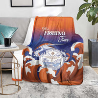 Marshall Islands Fishermen's Day Blanket It's Fishing Time LT05 - Polynesian Pride