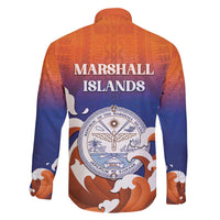 Marshall Islands Fishermen's Day Family Matching Short Sleeve Bodycon Dress and Hawaiian Shirt It's Fishing Time LT05 - Polynesian Pride