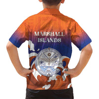 Marshall Islands Fishermen's Day Kid Hawaiian Shirt It's Fishing Time LT05 - Polynesian Pride