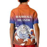 Marshall Islands Fishermen's Day Kid Polo Shirt It's Fishing Time LT05 - Polynesian Pride