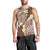 Plumeria With Brown Polynesian Tattoo Pattern Men Tank Top