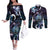 Personalised Polynesia Suicide Prevention Awareness Couples Matching Off The Shoulder Long Sleeve Dress and Long Sleeve Button Shirt No Story Should End Too Soon