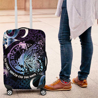 Polynesia Suicide Prevention Awareness Luggage Cover No Story Should End Too Soon