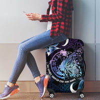 Polynesia Suicide Prevention Awareness Luggage Cover No Story Should End Too Soon