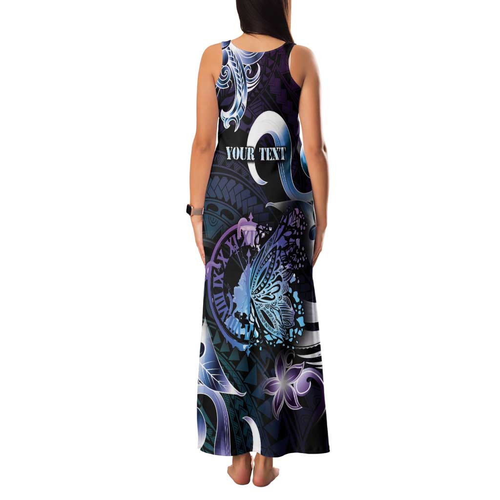 Personalised Polynesia Suicide Prevention Awareness Tank Maxi Dress No Story Should End Too Soon