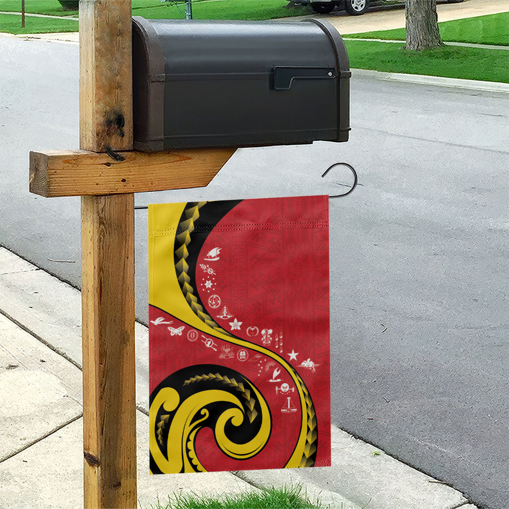 Papua New Guinea Independence Garden Flag Special Style Red Version LT05 - Polynesian Pride