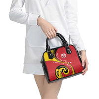 Papua New Guinea 50th Independence Anniversary Shoulder Handbag Special Style Red Version - Polynesian Pride
